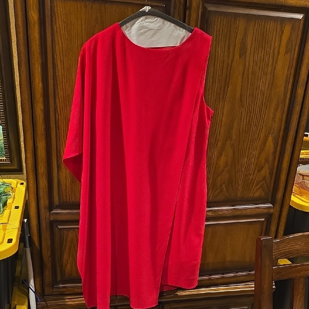 Elegant Fuschia Pink Sleeveless Dress